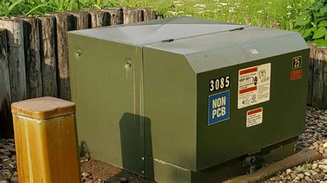 transformer box in yard safety